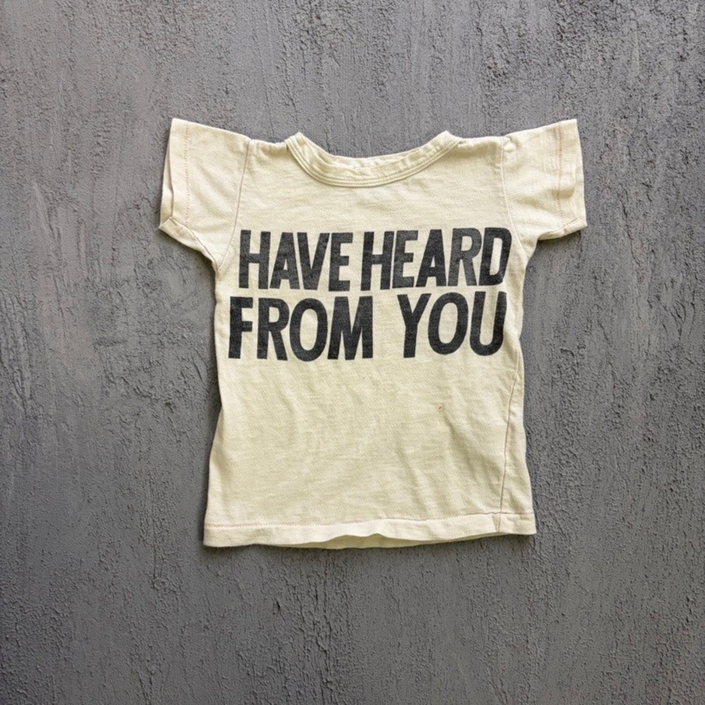 Go To Hollywood T Shirt Small 100CM White Japan Baby Tee